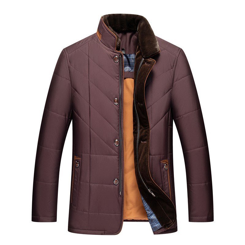 The Southern Atelier - Liddesdale Tailored Quilted Men's Jacket with Removable Faux Fur Collar - The Southern AtelierSKU_1778870112218_32