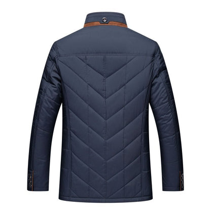 The Southern Atelier - Liddesdale Tailored Quilted Men's Jacket with Removable Faux Fur Collar - The Southern AtelierSKU_1778870112218_865