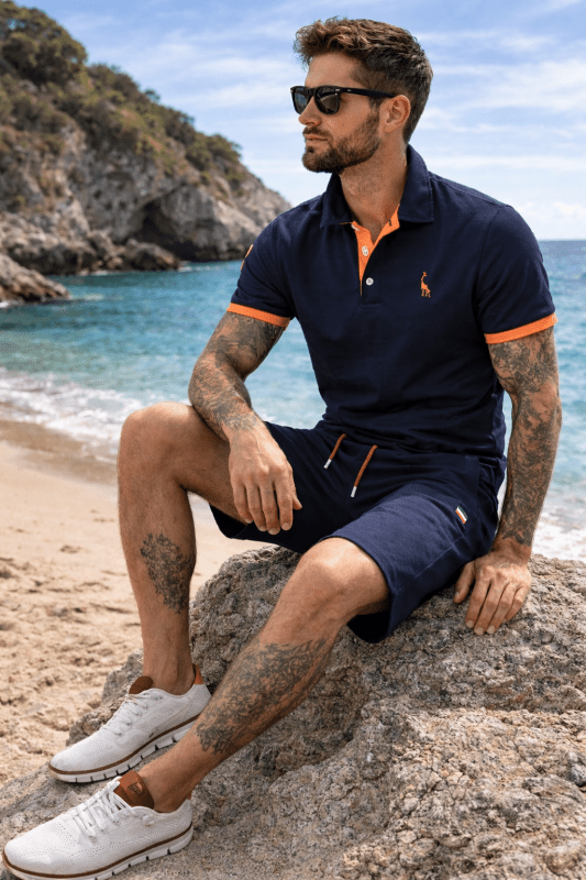 The Southern Atelier - Lightweight Cotton - Polyester Polo for Soft, Breathable Everyday Wear - The Southern AtelierSKU_1778870227709_318