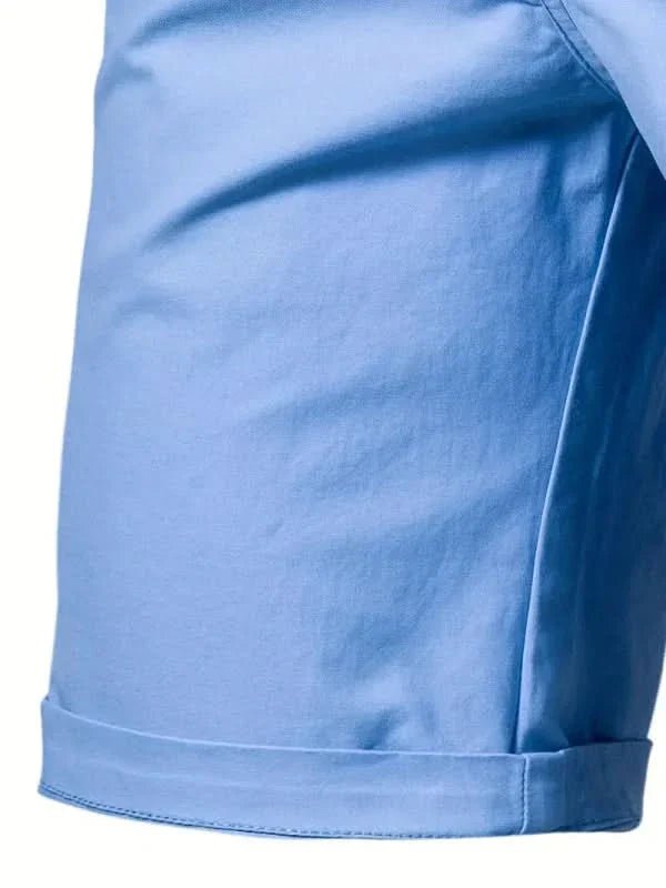 The Southern Atelier - Lima Chino Shorts in Stretch Cotton Blend for Summer Comfort - The Southern AtelierSKU_1784316909860_787
