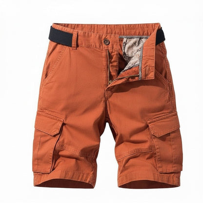 The Southern Atelier - Lorax Cotton - Blend Cargo Shorts with Cargo Pockets, Adjustable Hem, Relaxed Fit - The Southern AtelierSKU_1778870136998_12