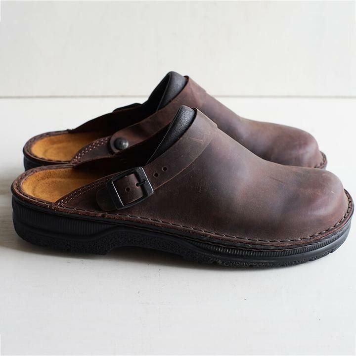 The Southern Atelier - Lorenzo Men's Orthopaedic Leather Slippers with Arch Support and Non-Slip Rubber Sole - The Southern AtelierSKU_1786566098553_831