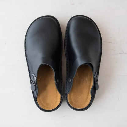 The Southern Atelier - Lorenzo Men's Orthopaedic Leather Slippers with Arch Support and Non-Slip Rubber Sole - The Southern AtelierSKU_1786566098553_831