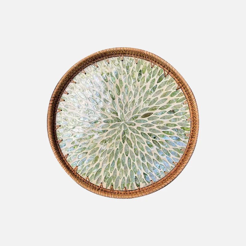The Southern Atelier – Lotus Leaf Rattan Fruit Tray - The Southern AtelierSKU_1755802863761_755