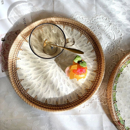 The Southern Atelier – Lotus Leaf Rattan Fruit Tray - The Southern AtelierSKU_1755802863761_755