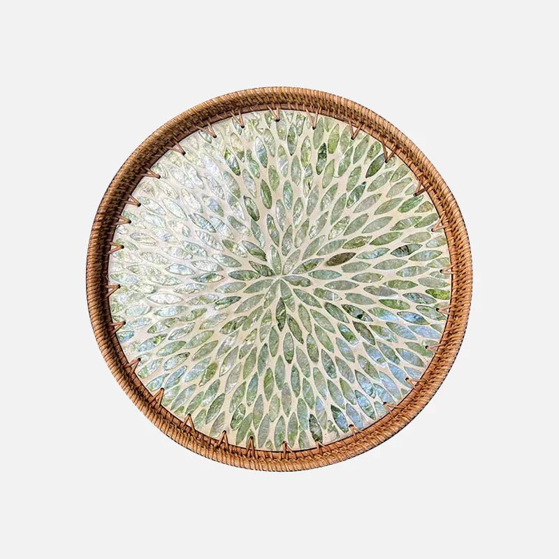 The Southern Atelier – Lotus Leaf Rattan Fruit Tray - The Southern AtelierSKU_1755802863761_761