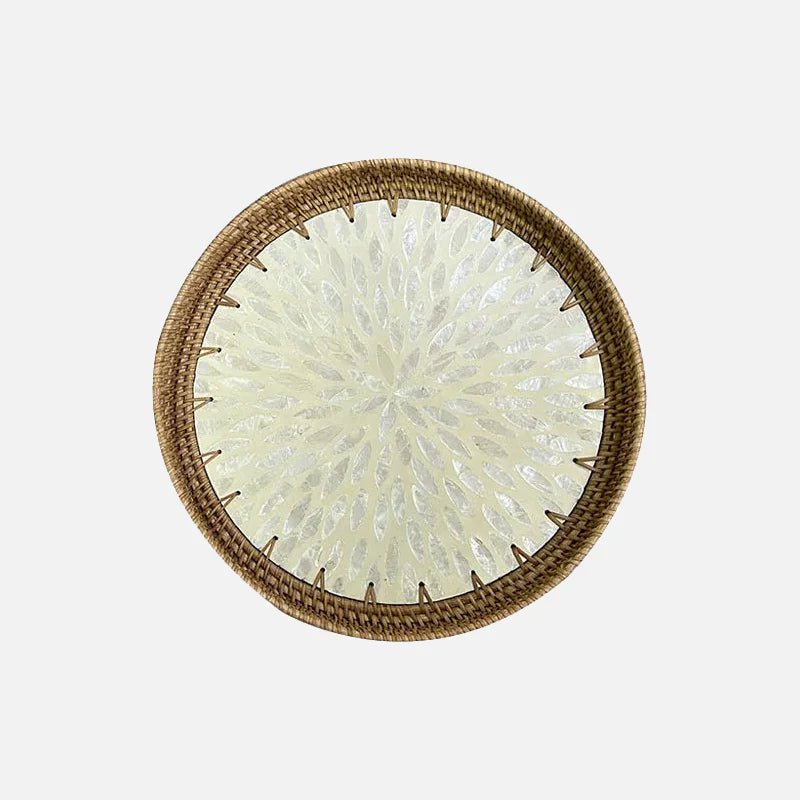 The Southern Atelier – Lotus Leaf Rattan Fruit Tray - The Southern AtelierSKU_1755802863761_875
