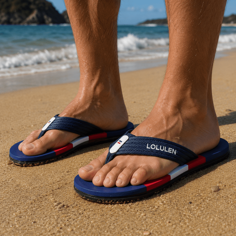 The Southern Atelier - Louluen Flip-Flops with Cushioned Straps Made with Recycled Materials for Beach and Everyday Wear - The Southern AtelierSKU_1784316824782_416
