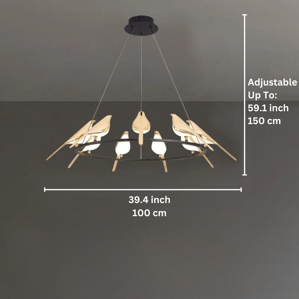 The Southern Atelier – Love Birds LED Chandelier - The Southern AtelierSKU_1754143579428_141