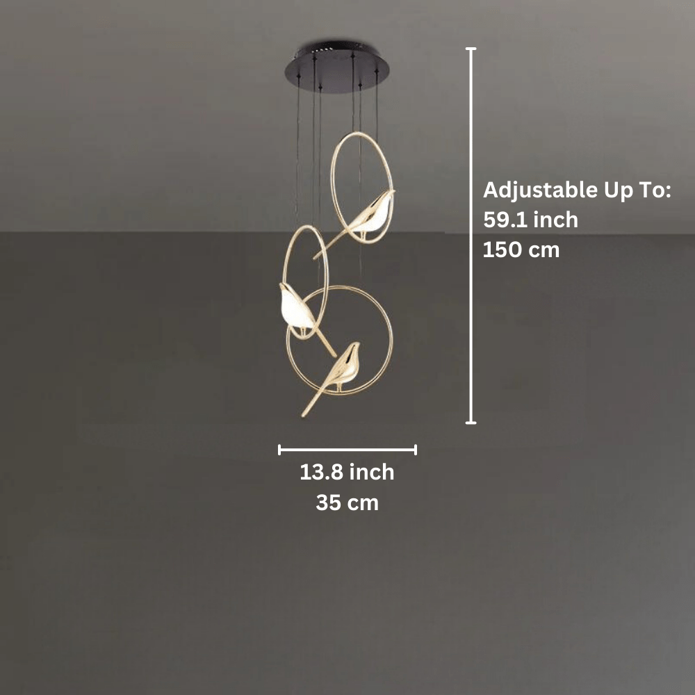 The Southern Atelier – Love Birds LED Chandelier - The Southern AtelierSKU_1754143579428_234