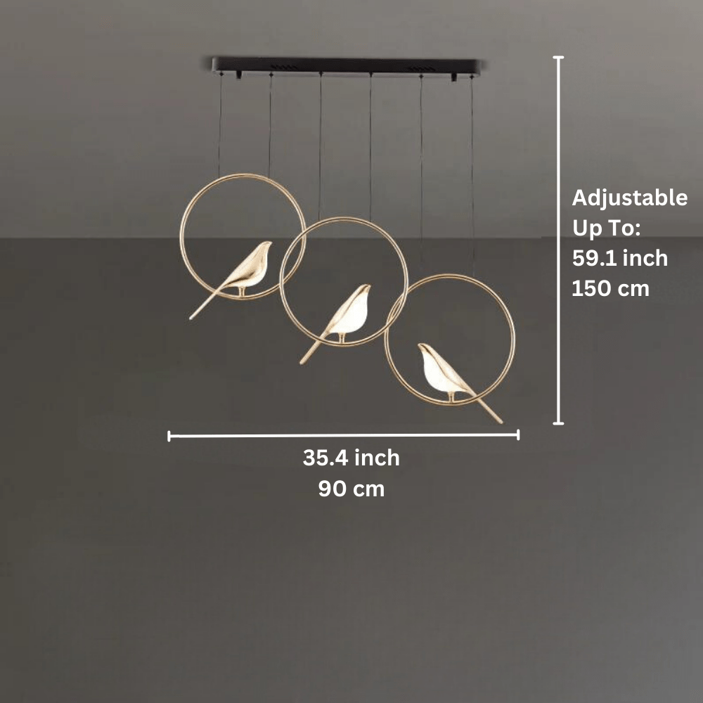The Southern Atelier – Love Birds LED Chandelier - The Southern AtelierSKU_1754143579428_442