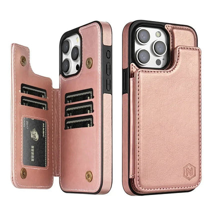 The Southern Atelier - Lucero Leather Wallet Phone Case with Card Slots and Magnetic Closure - The Southern AtelierSKU_1786566046922_517