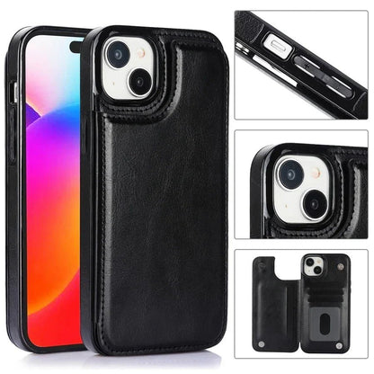 The Southern Atelier - Lucero Leather Wallet Phone Case with Card Slots and Magnetic Closure - The Southern AtelierSKU_1786566046922_517