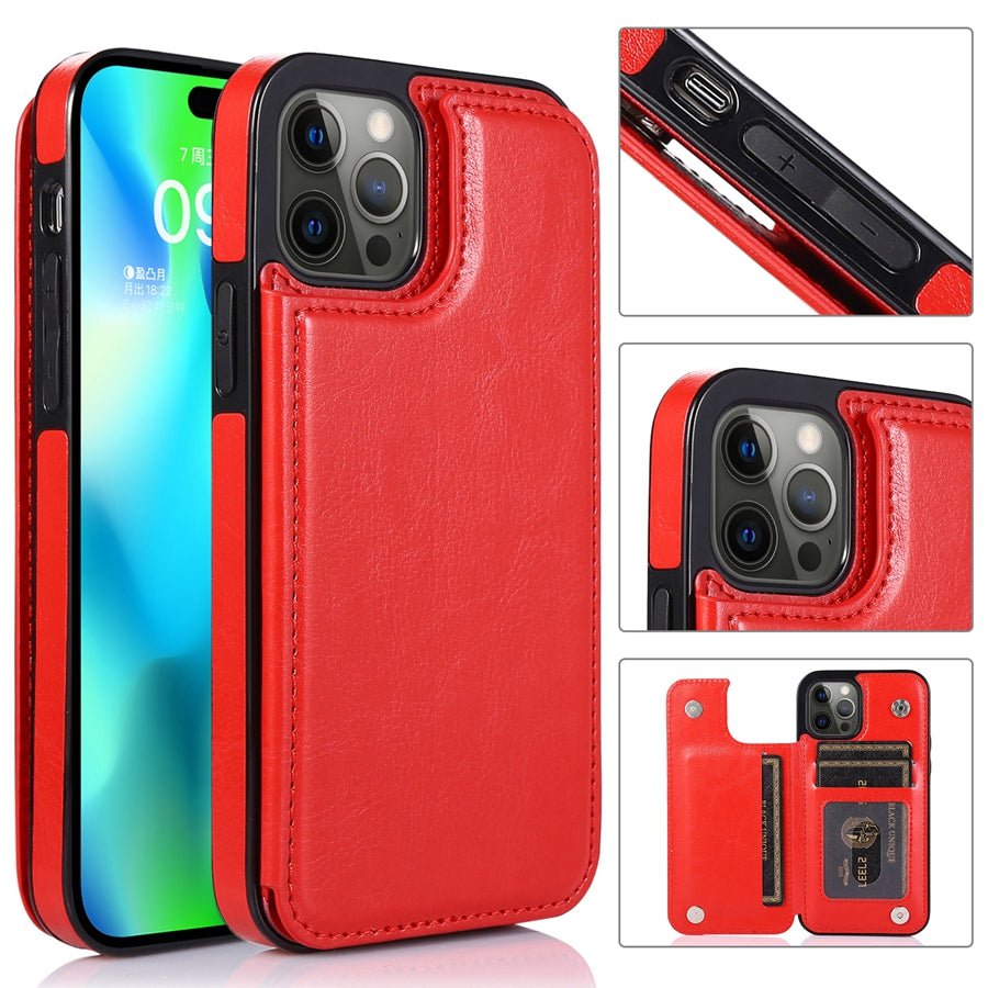 The Southern Atelier - Lucero Leather Wallet Phone Case with Card Slots and Magnetic Closure - The Southern AtelierSKU_1786566046922_517