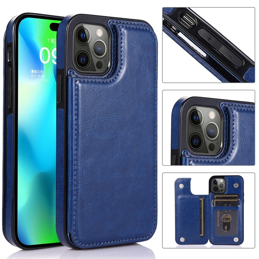 The Southern Atelier - Lucero Leather Wallet Phone Case with Card Slots and Magnetic Closure - The Southern AtelierSKU_1786566046922_517