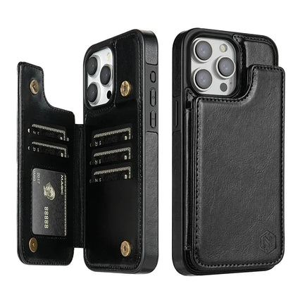 The Southern Atelier - Lucero Leather Wallet Phone Case with Card Slots and Magnetic Closure - The Southern AtelierSKU_1786566046922_517