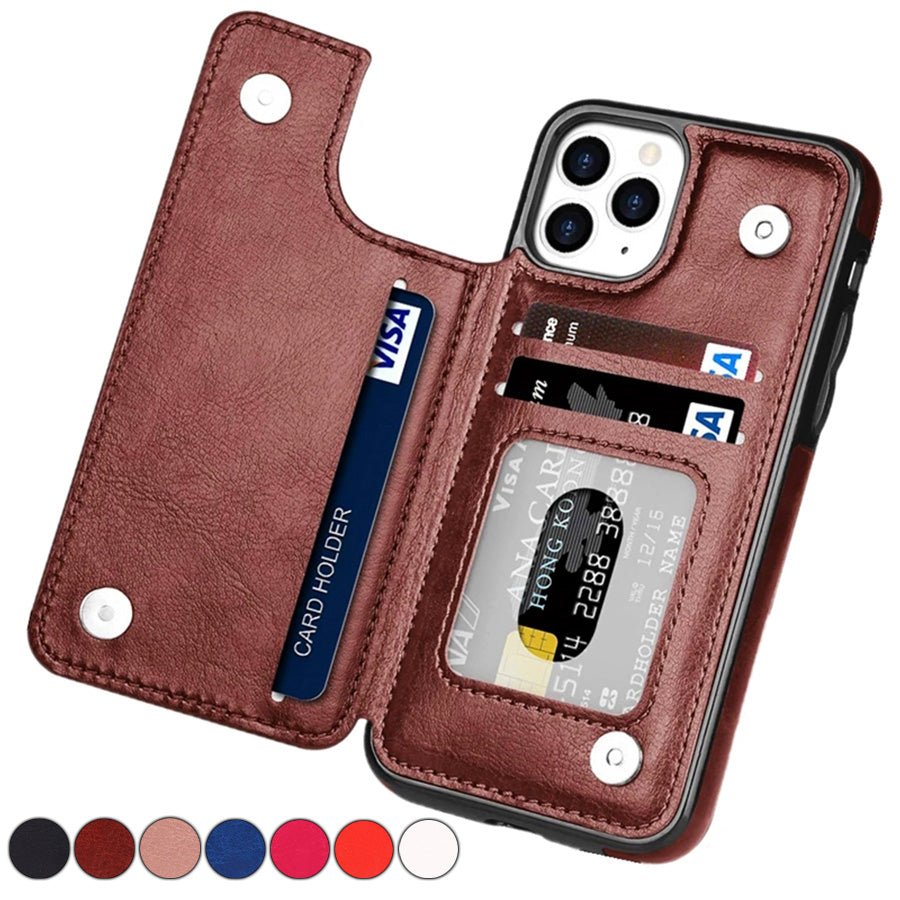 The Southern Atelier - Lucero Leather Wallet Phone Case with Card Slots and Magnetic Closure - The Southern AtelierSKU_1786566046922_802