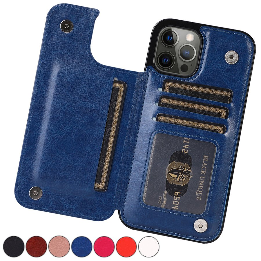 The Southern Atelier - Lucero Leather Wallet Phone Case with Card Slots and Magnetic Closure - The Southern AtelierSKU_1786566046922_884