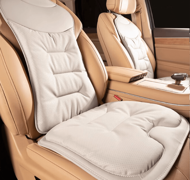 The Southern Atelier - Lumora Ergonomic Car Lumbar Cushion with Breathable Fabric and Supportive Foam for Back Relief - The Southern AtelierSKU_1786566317472_347