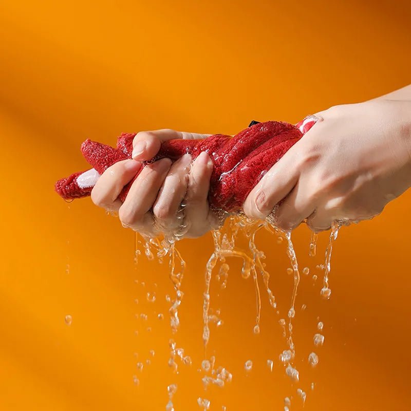 The Southern Atelier – Luxurious Coral Velvet Hand Towel for Stylish Kitchen Spaces with Playful Charm - The Southern AtelierSKU_1767876356162_416