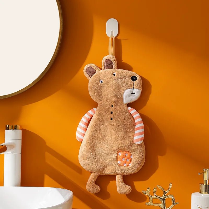 The Southern Atelier – Luxurious Coral Velvet Hand Towel for Stylish Kitchen Spaces with Playful Charm - The Southern AtelierSKU_1767876356162_972