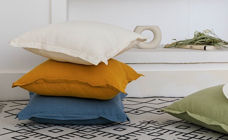 The Southern Atelier – Luxurious Cotton - Linen Blend Cushion Covers for a Serene Ambiance - The Southern AtelierSKU_1763118662275_251