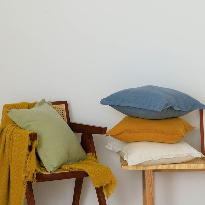 The Southern Atelier – Luxurious Cotton - Linen Blend Cushion Covers for a Serene Ambiance - The Southern AtelierSKU_1763118662275_251