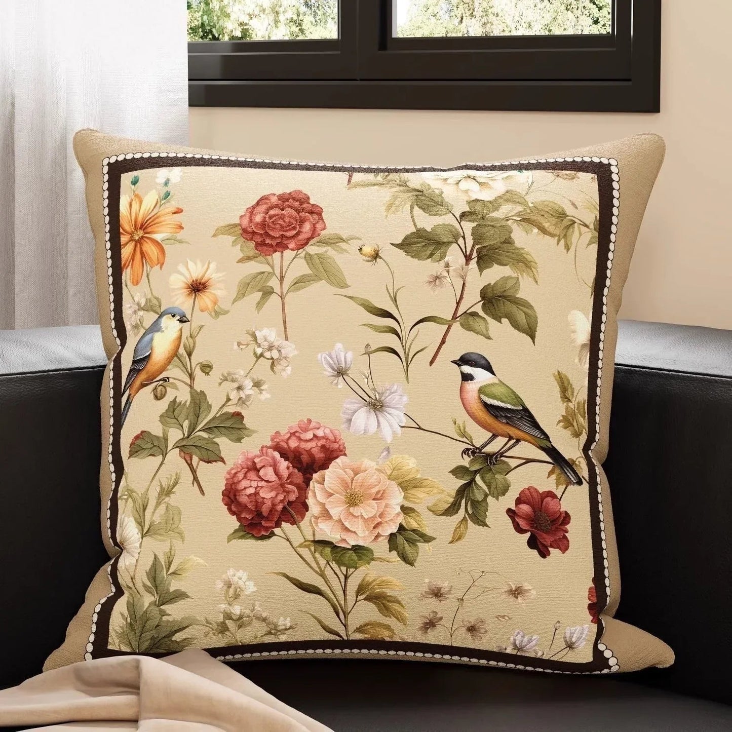 The Southern Atelier – Luxurious Twill Weave Cushion Cover in Chic Prints for Stylish Spaces - The Southern AtelierSKU_1774881536094_854