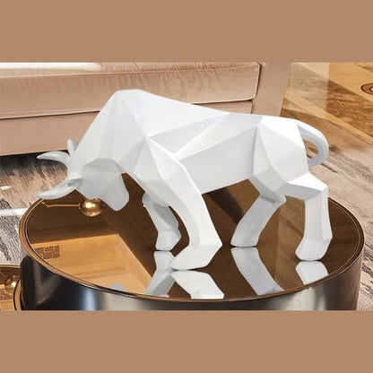 The Southern Atelier – Majestic Charging Bull Sculpture in Polished Hues for a Bold Statement - The Southern AtelierSKU_1763118730824_177