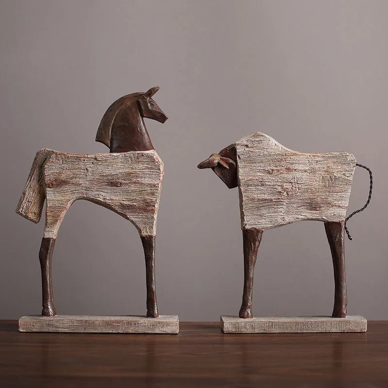 The Southern Atelier – Majestic Horse Sculpture in Polished Resin for Timeless Spaces - The Southern AtelierSKU_1775909113601_253