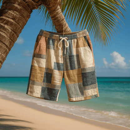 The Southern Atelier - Malibu Knee-Length Quick-Dry Shorts with Drawstring Waist and Deep Pockets - The Southern AtelierSKU_1784316839452_228