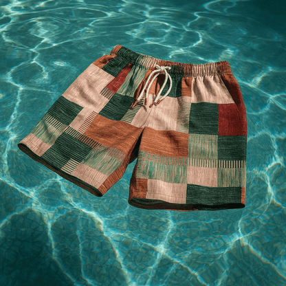 The Southern Atelier - Malibu Knee-Length Quick-Dry Shorts with Drawstring Waist and Deep Pockets - The Southern AtelierSKU_1784316839452_228