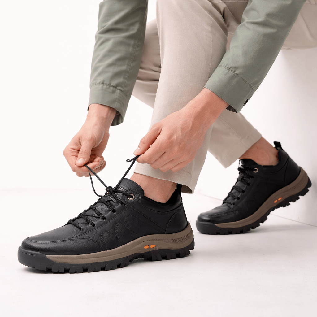 The Southern Atelier - Manchester Men's Waterproof Leather Orthopedic Shoes with Nonslip Traction for Work and Outdoors - The Southern AtelierSKU_1786566456014_624