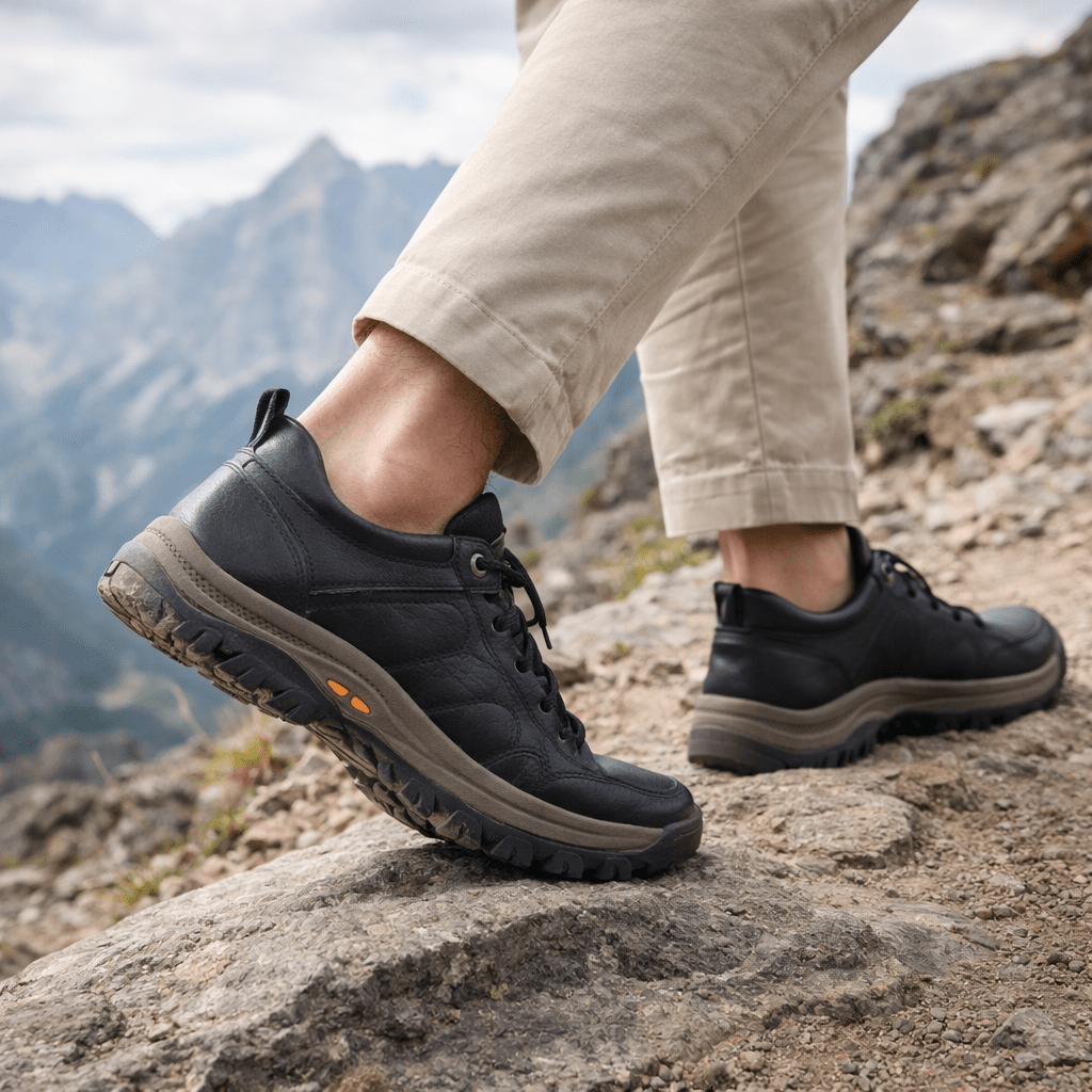 The Southern Atelier - Manchester Men's Waterproof Leather Orthopedic Shoes with Nonslip Traction for Work and Outdoors - The Southern AtelierSKU_1786566456014_624
