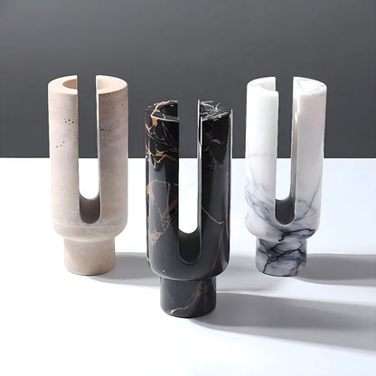 The Southern Atelier – Marble Candle Holder - The Southern AtelierSKU_1755202232330_158