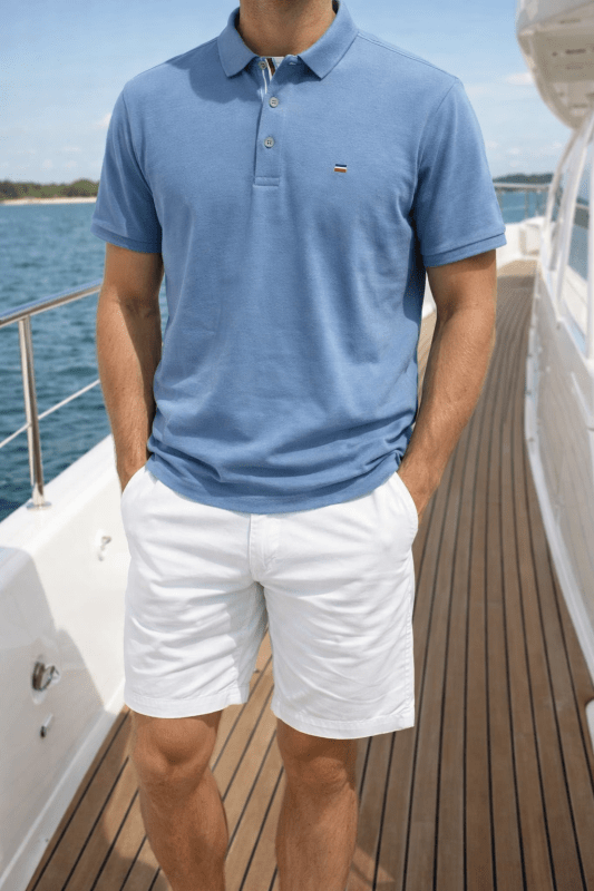 The Southern Atelier - Marina Polo in Quick-Dry Pique for Breathable Everyday Wear - The Southern AtelierSKU_1784316869867_178