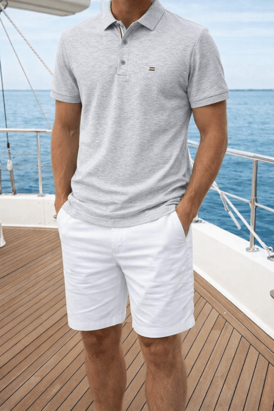 The Southern Atelier - Marina Polo in Quick-Dry Pique for Breathable Everyday Wear - The Southern AtelierSKU_1784316869867_178