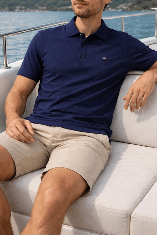 The Southern Atelier - Marina Polo in Quick-Dry Pique for Breathable Everyday Wear - The Southern AtelierSKU_1784316869867_178