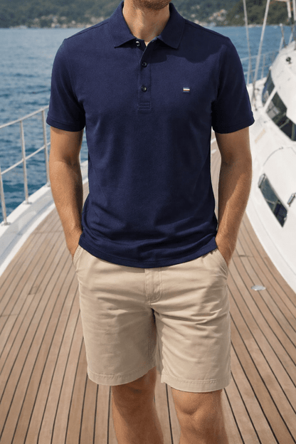 The Southern Atelier - Marina Polo in Quick-Dry Pique for Breathable Everyday Wear - The Southern AtelierSKU_1784316869867_178
