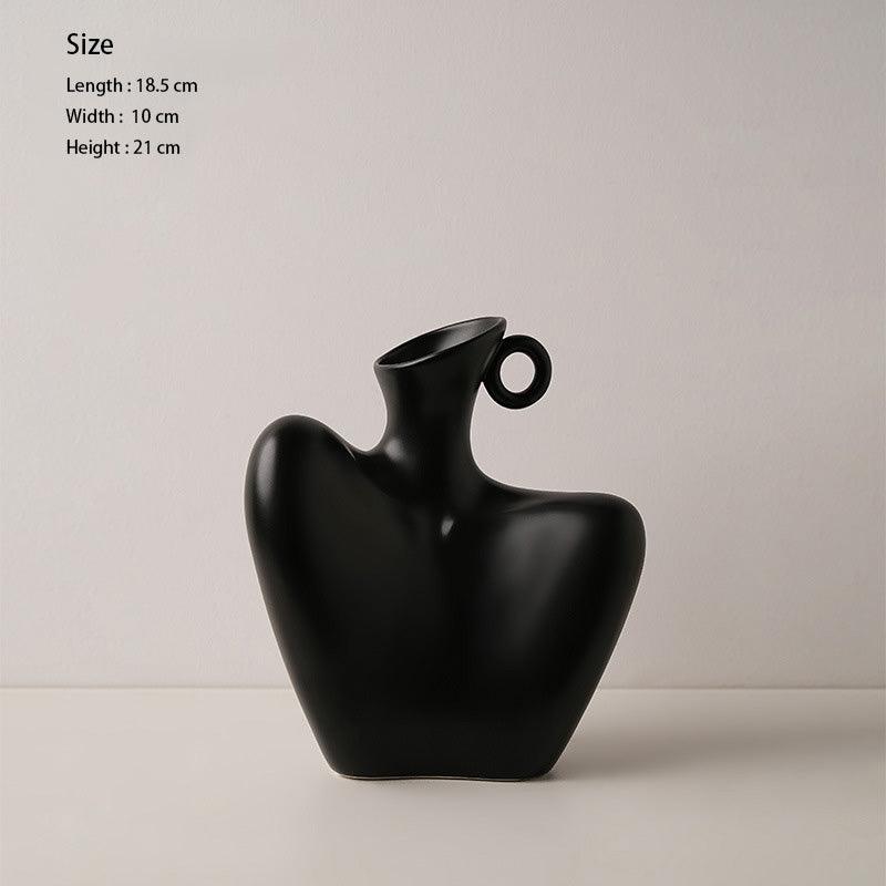 The Southern Atelier – Minimalist Beige Ceramic Vase - The Southern AtelierSKU_1757776098756_410
