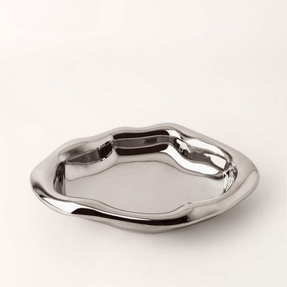 The Southern Atelier – Minimalist Chrome Trinket Dish - The Southern AtelierSKU_1757776096792_383