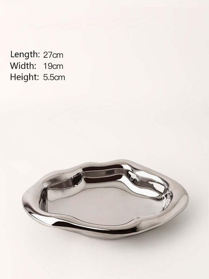 The Southern Atelier – Minimalist Chrome Trinket Dish - The Southern AtelierSKU_1757776096792_400