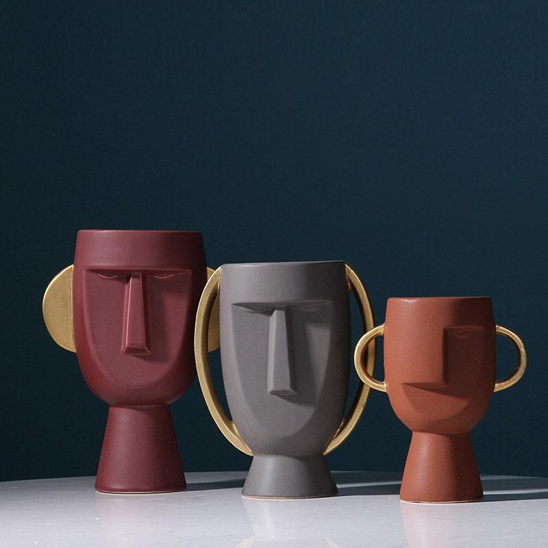 The Southern Atelier – Modern Art Face Vase Decor - The Southern AtelierSKU_1757600752433_71