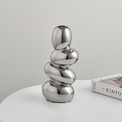 The Southern Atelier – Modern Cobble Ceramic Vase in High - Quality Nordic Minimalist Design - The Southern AtelierSKU_1758272561700_300