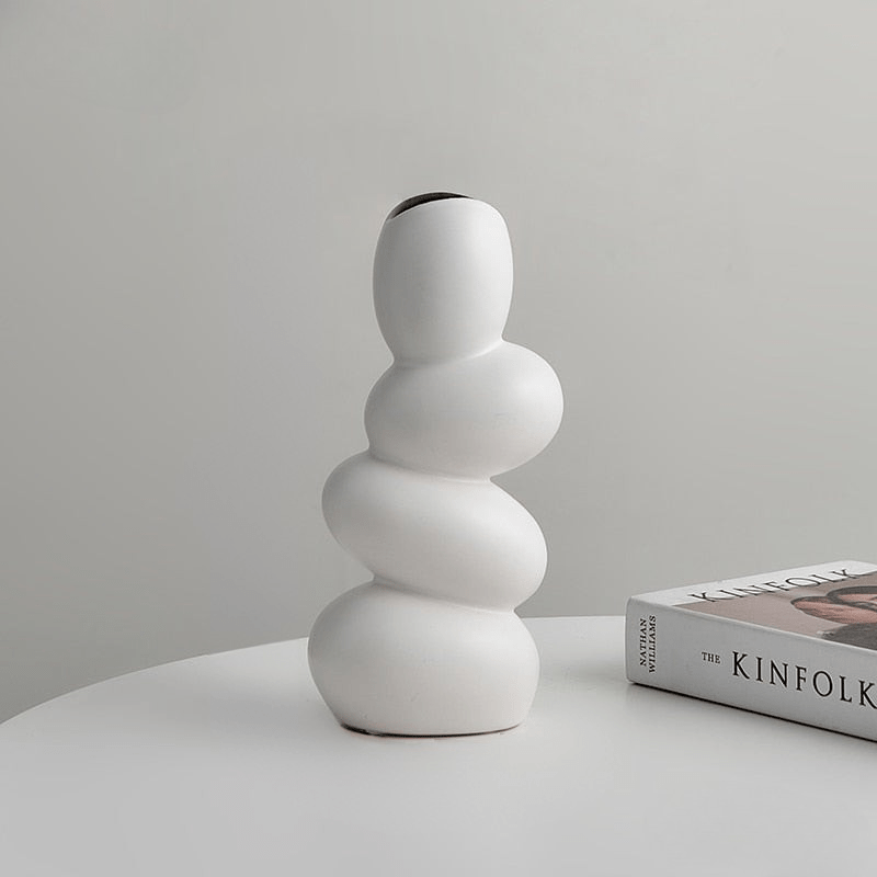 The Southern Atelier – Modern Cobble Ceramic Vase in High - Quality Nordic Minimalist Design - The Southern AtelierSKU_1758272561700_349
