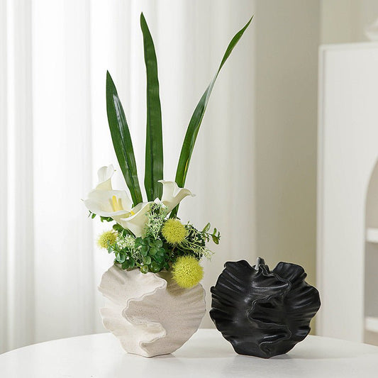 The Southern Atelier – Modern Frosted Ceramic Vase - The Southern AtelierSKU_1757600763917_715