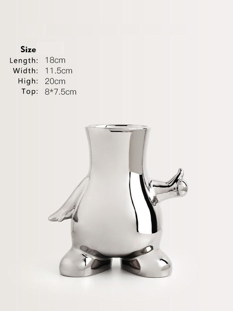 The Southern Atelier – Modern Monochrome Art Vase - The Southern AtelierSKU_1757776097790_636