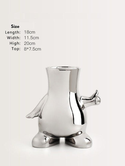 The Southern Atelier – Modern Monochrome Art Vase - The Southern AtelierSKU_1757776097790_636