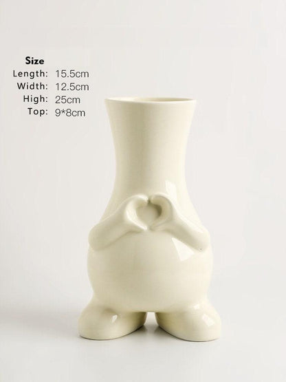 The Southern Atelier – Modern Monochrome Art Vase - The Southern AtelierSKU_1757776097790_636