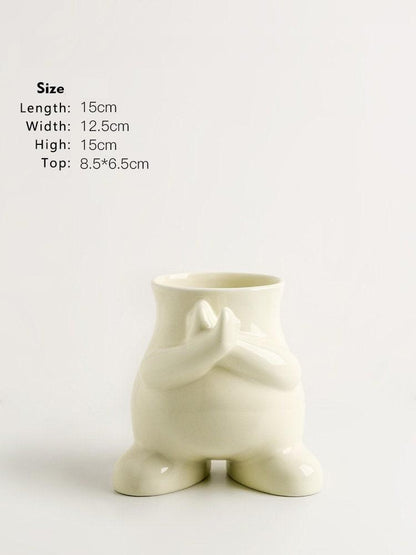 The Southern Atelier – Modern Monochrome Art Vase - The Southern AtelierSKU_1757776097790_636